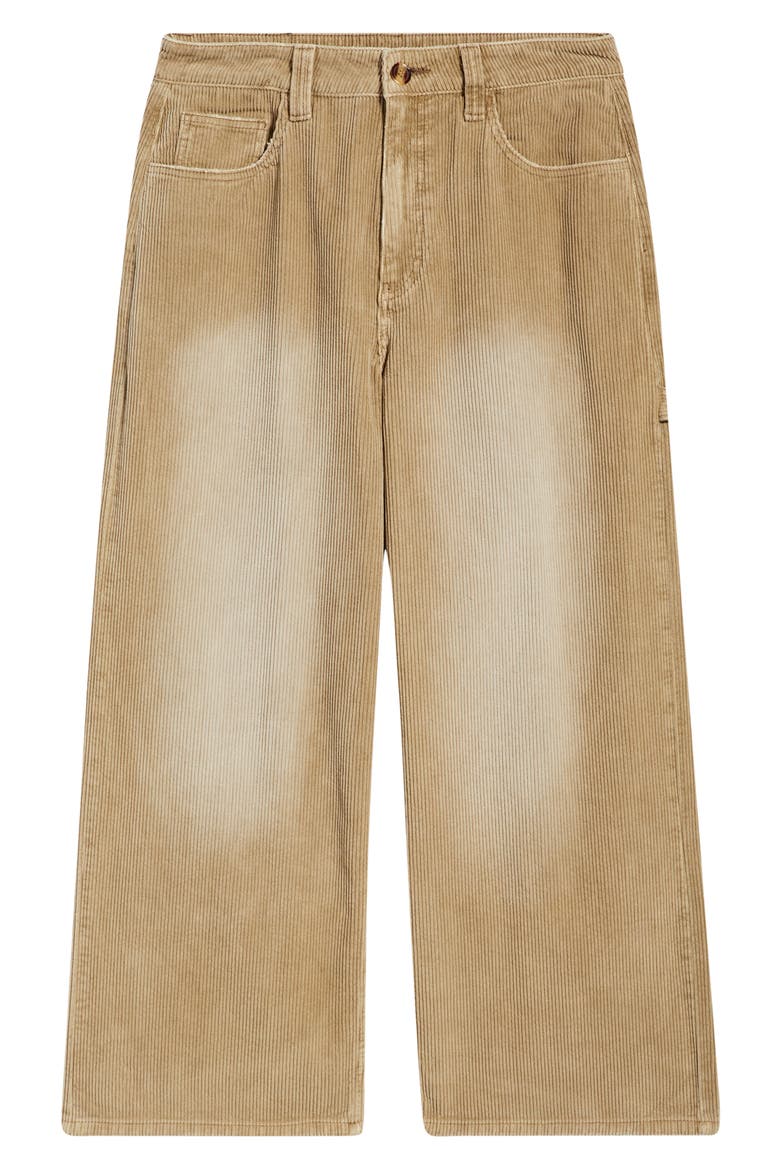 Corduroy Carpenter Pants, Alternate, color, BROWN