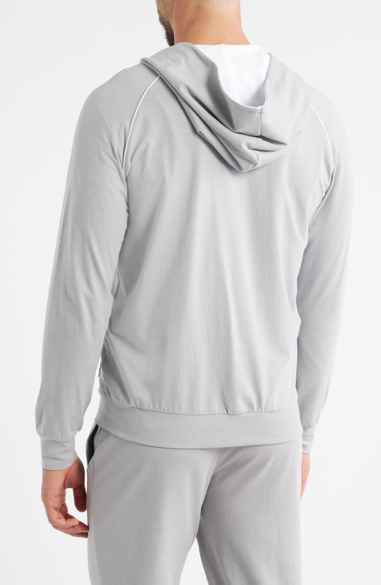 BOSS Mix Match Zip Jacket, Alternate, color, Light/ Pastel Grey