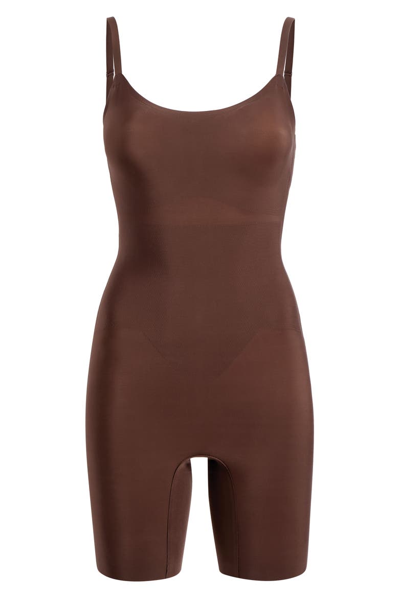 Zone Smoothing Bodyshorts, Alternate, color, MOCHA