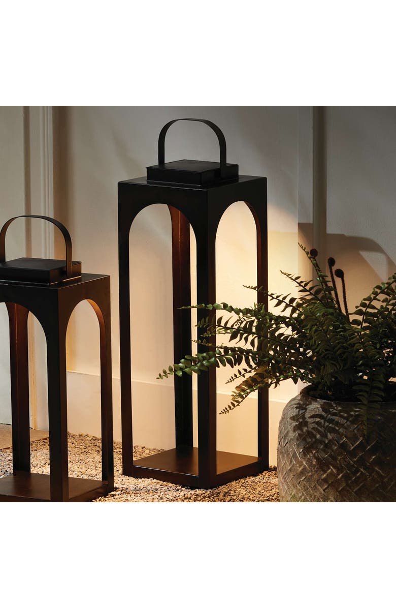 Napa Home & Garden Brooks Solar Led Lantern 24", Alternate, color, Brown