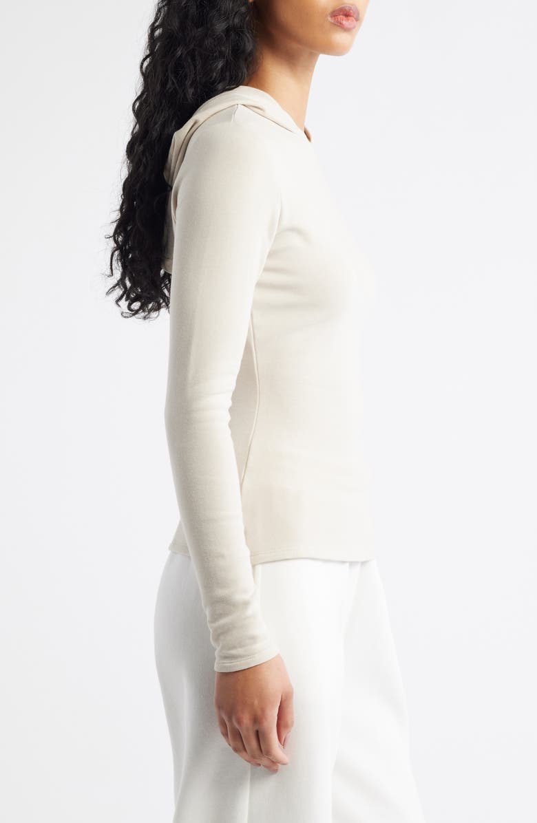 ARTLESS FOREVER Leni Hooded Top, Alternate, color, Stone