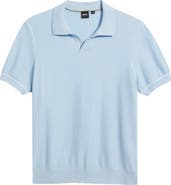 BOSS H-Narcisco Johnny Collar Piqué Polo Sweater