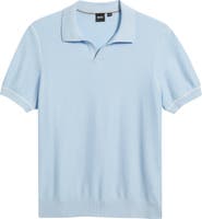 BOSS H-Narcisco Johnny Collar Piqué Polo Sweater