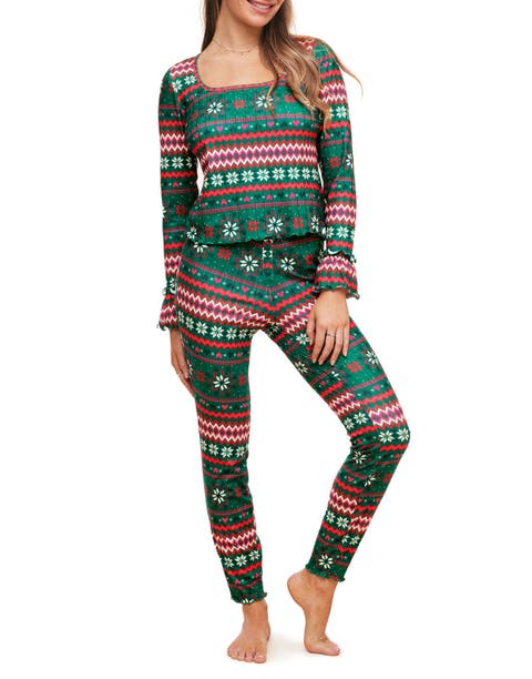 Audra Pajama Long Sleeve Top & Legging Set