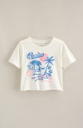 Treasure & Bond Kids' Crop Cotton Graphic T-Shirt