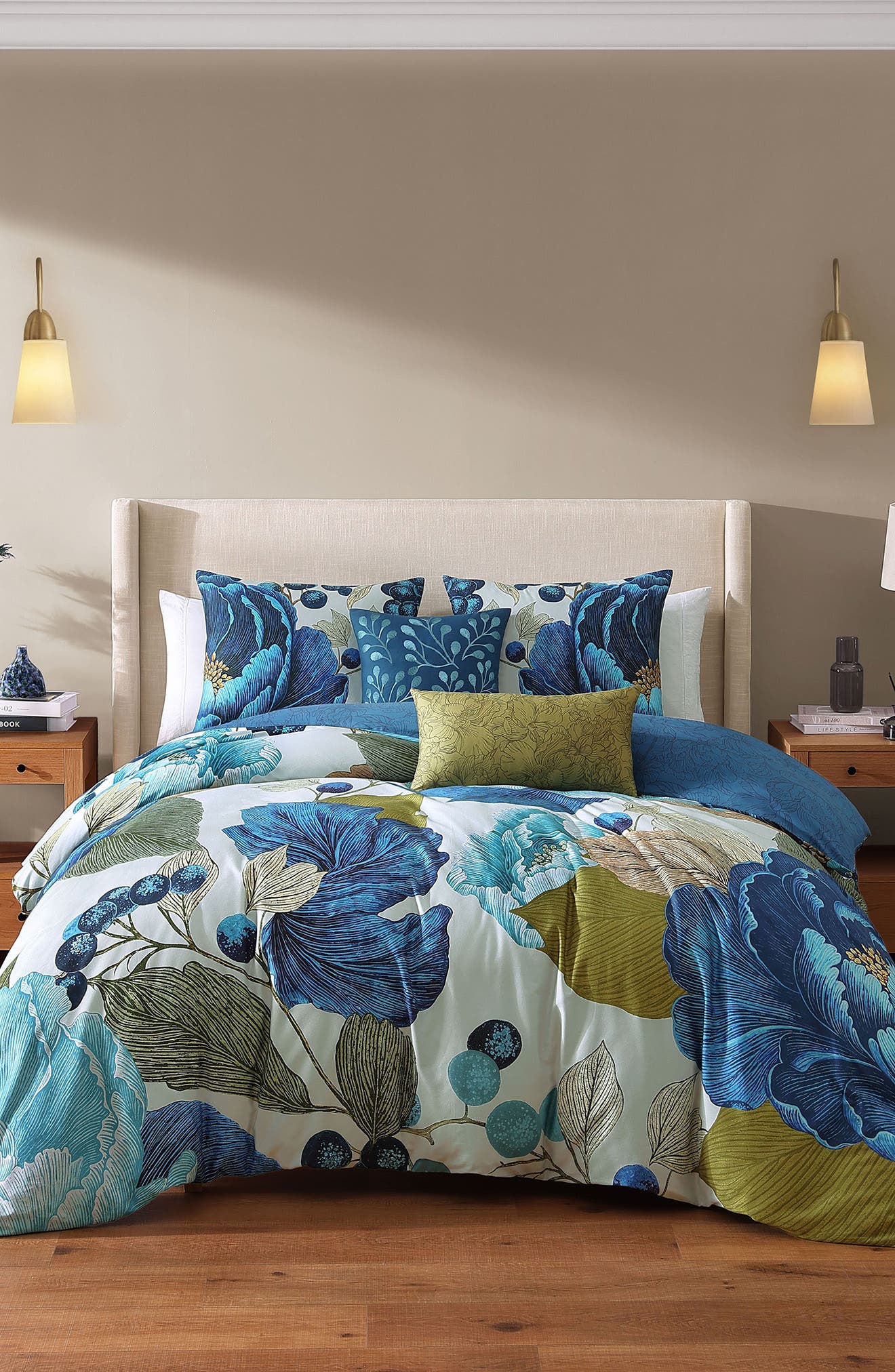 Teal Tapestry Comforter Set