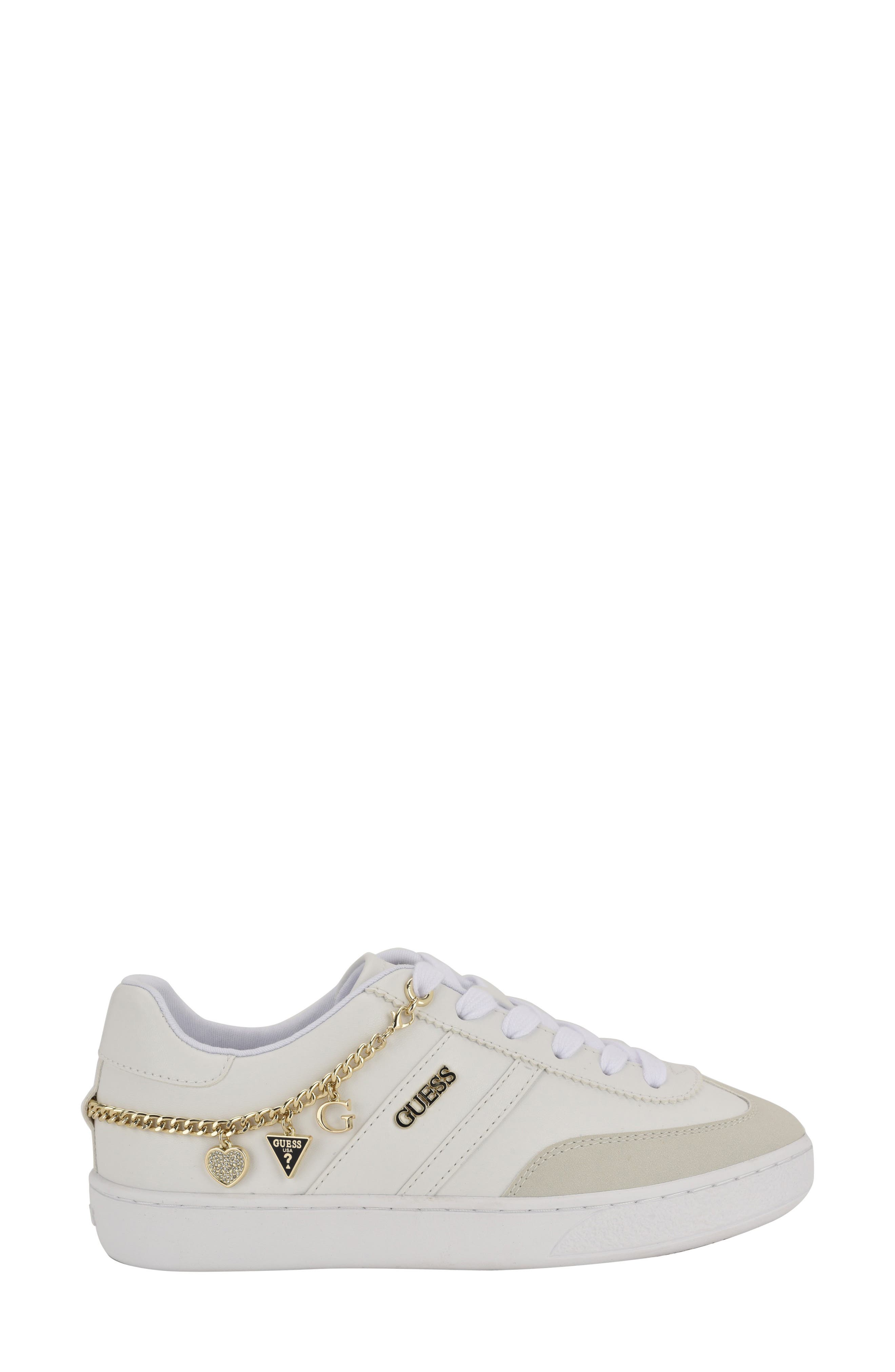 GUESS Naoko Sneaker, Alternate, color, White