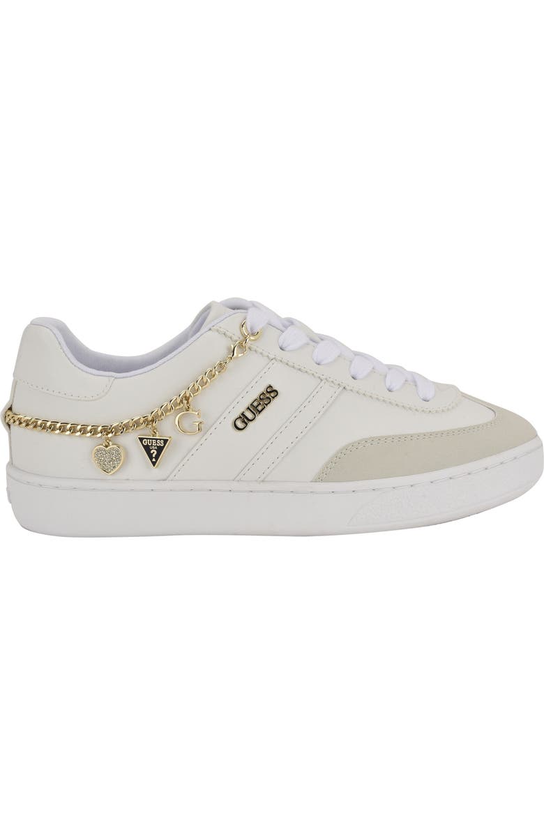 GUESS Naoko Sneaker, Alternate, color, White