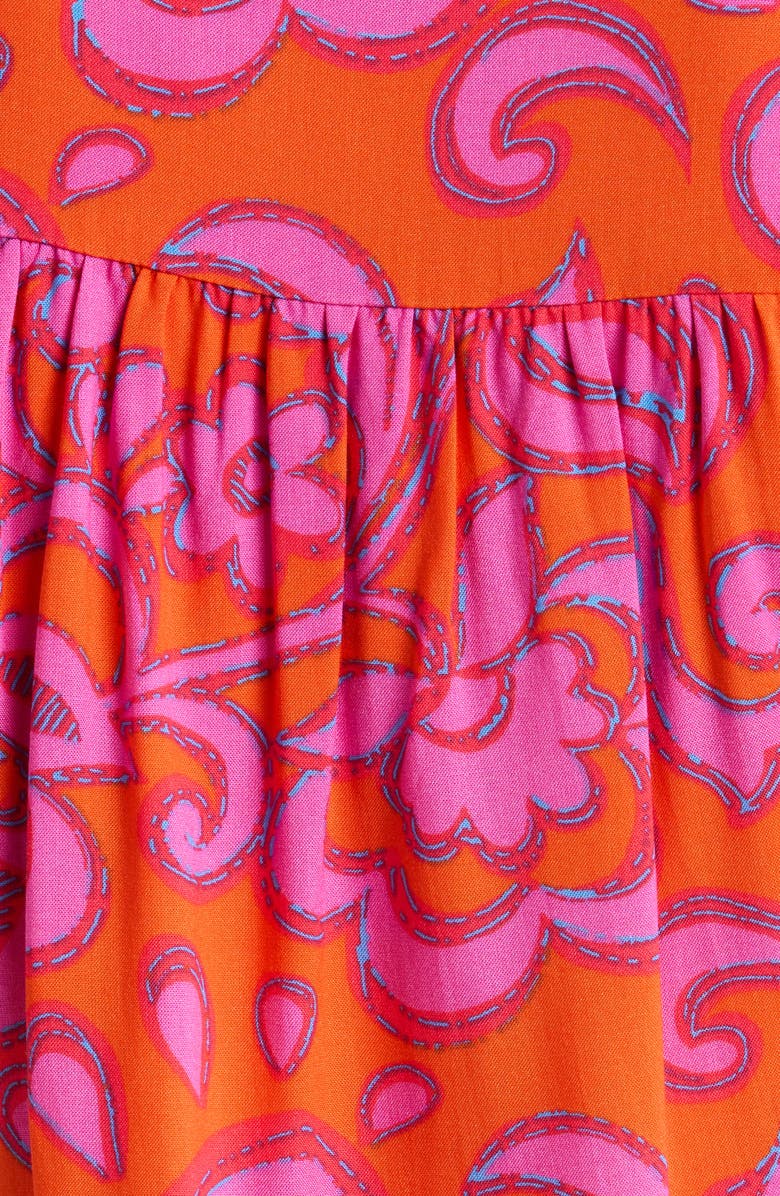 SUGARLIPS Marinda Floral Mivie Top, Alternate, color, Orange-Fuchsia