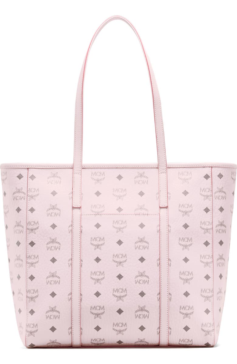 MCM Medium Toni Visetos Coated Canvas Shopper, Alternate, color,