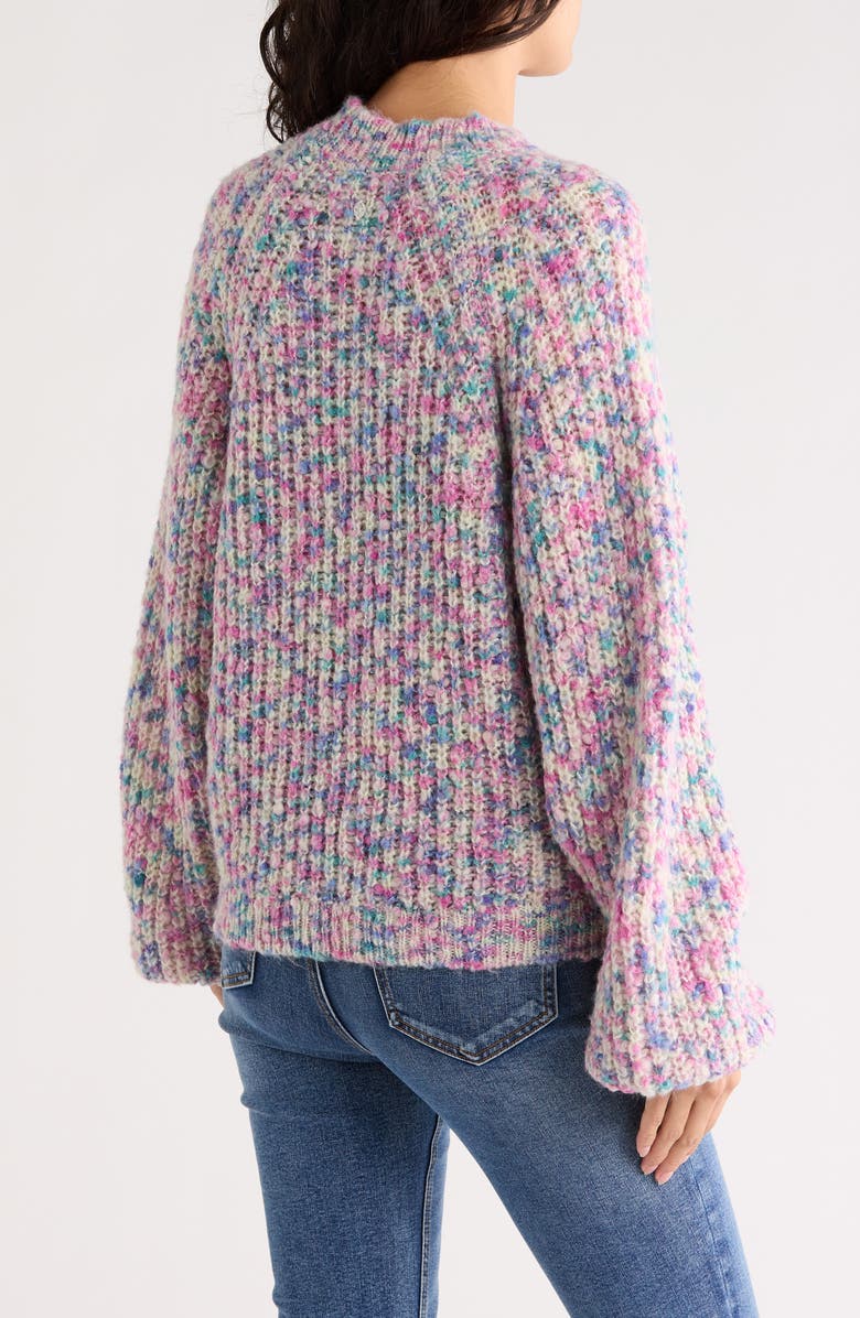 Desigual Flat Thin Gauge Knit Sweater, Alternate, color, Purple