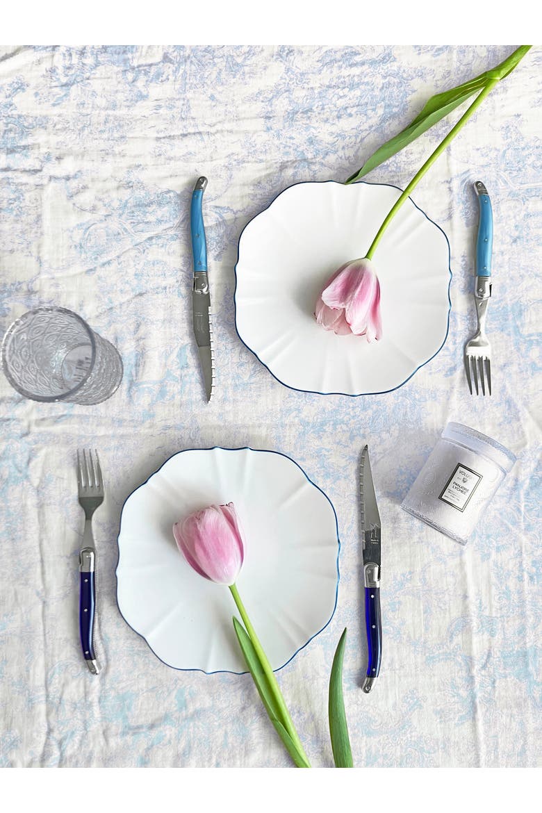Amelie Salad Plate, Alternate, color, Royal Blue