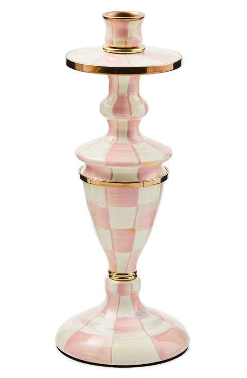 Medium Rosy Check Candlestick Holder