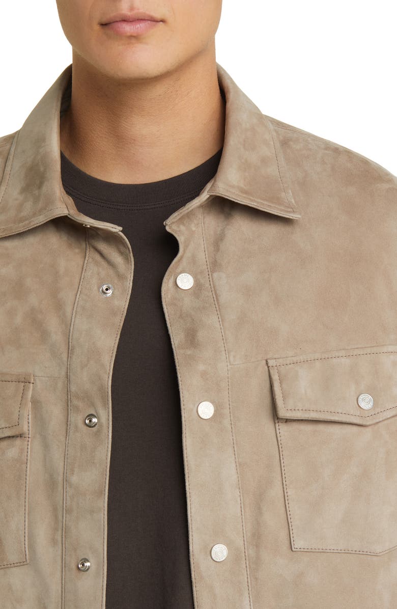 FRAME Suede Shirt Jacket, Alternate, color, 