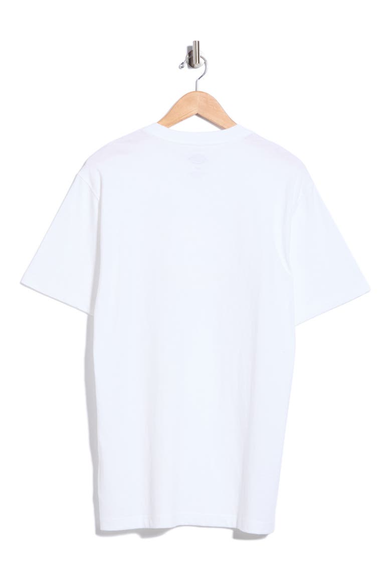 Heavyweight Tricolor Logo Graphic T-Shirt, Alternate, color, WHITE