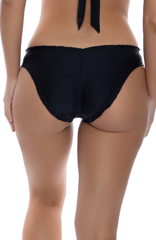 Luli Fama Full Ruched Back Bottom In Animal Print