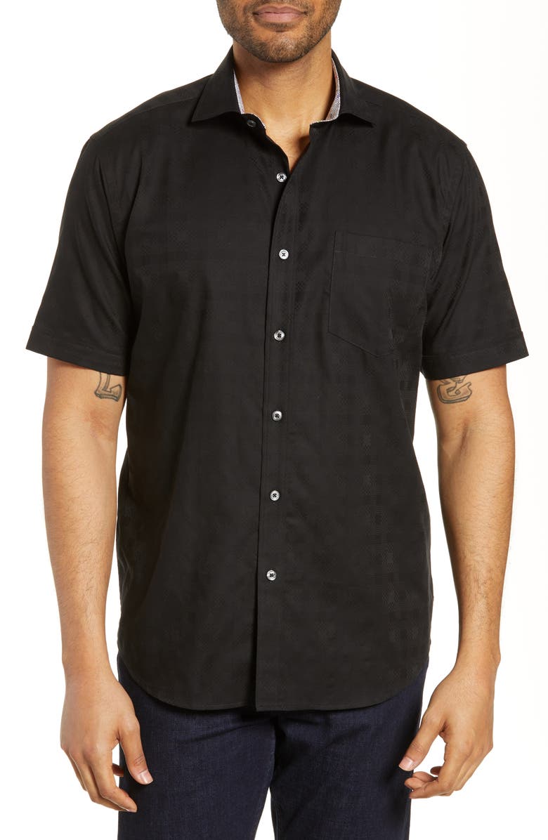 Bugatchi Classic Fit Cotton Shirt, Main, color, 