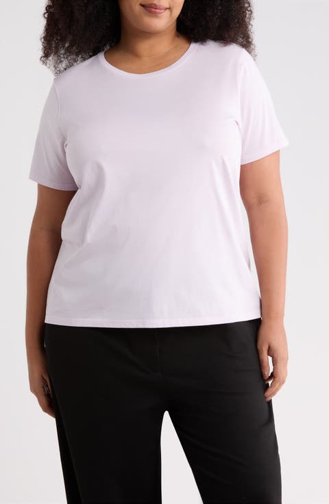 Crewneck Organic Cotton T-Shirt (Plus)