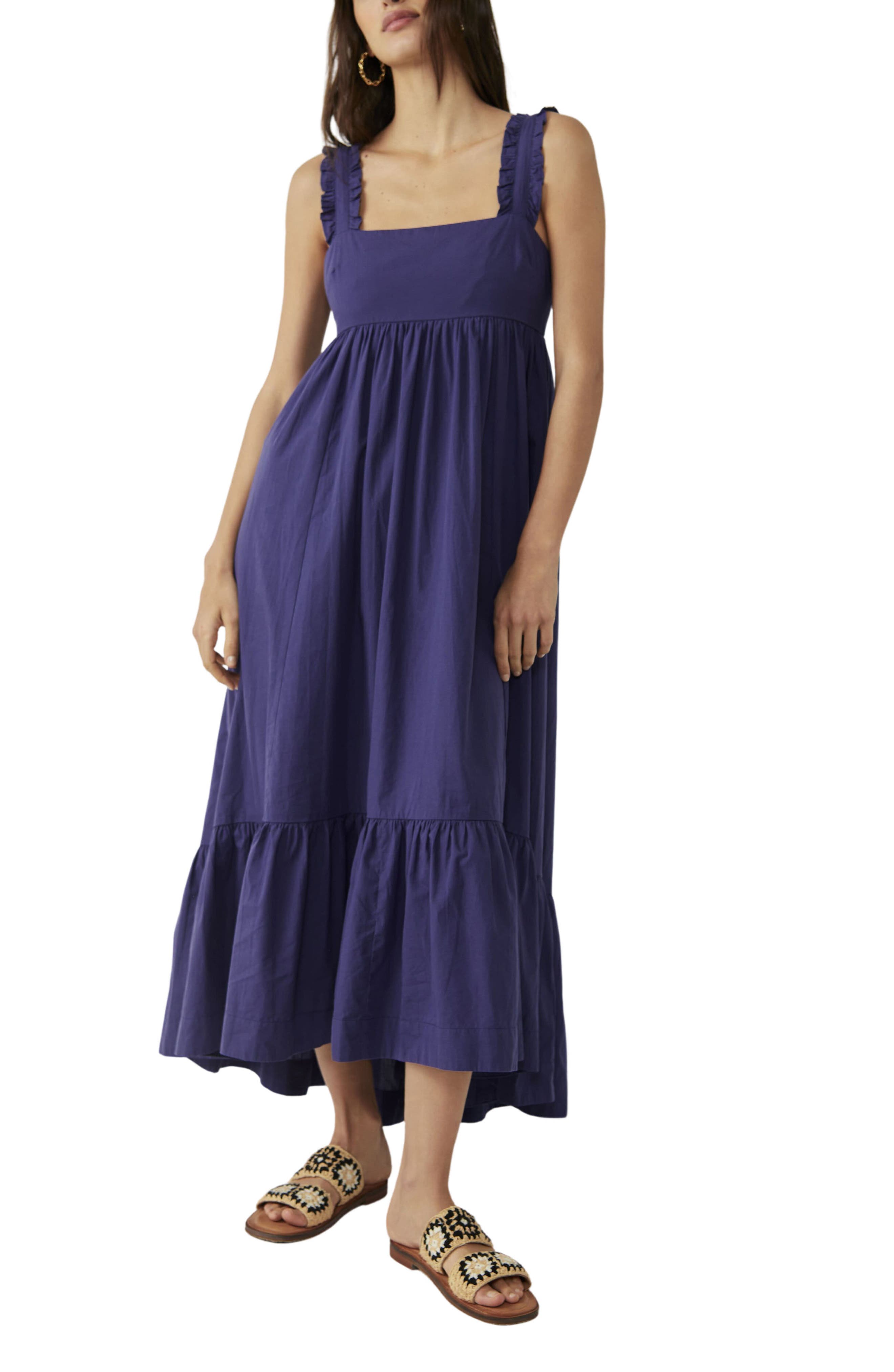 isabella ruffled maxi dress Isabella Lace Ruffle Dress Light Blue / L/US 6