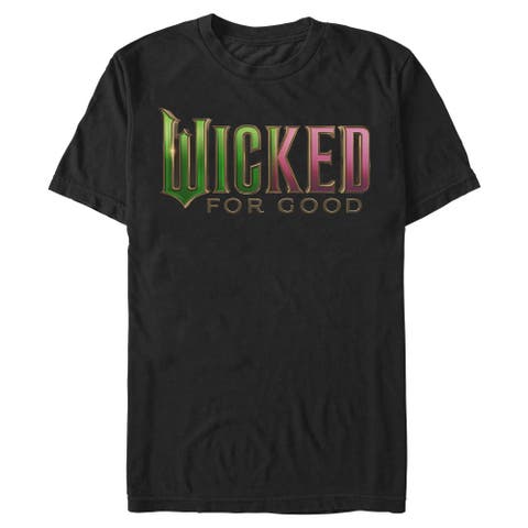 Men's Wicked For Good Official Tonal Logo  Graphic T-Shirt