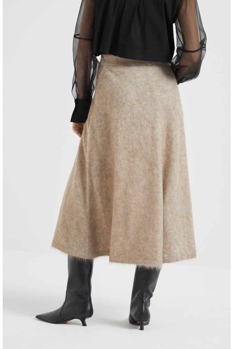 Knitted skirt, Alternate, color, Light Brown
