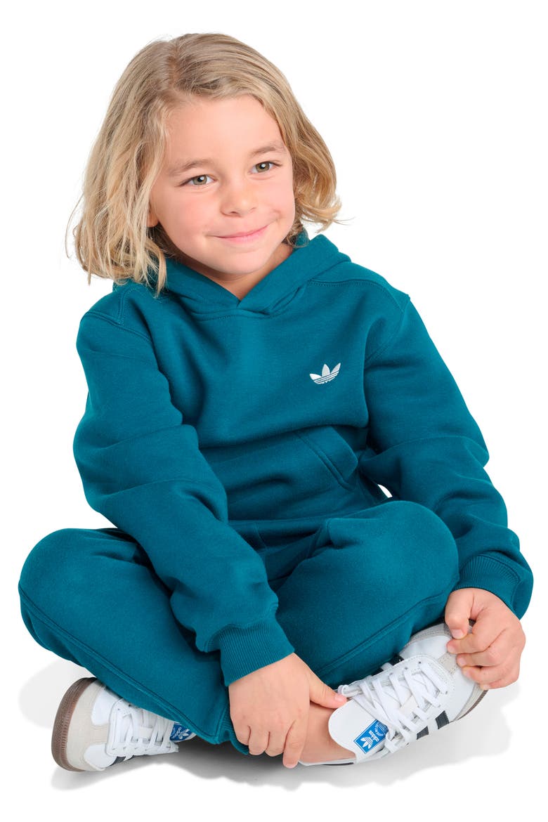 Kids' Essential Fleece Joggers, Alternate, color, DARK GREEN
