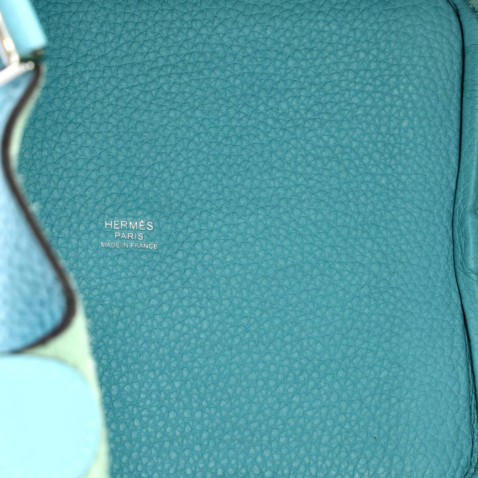 Pre-Owned Hermes Picotin Lock Bag Clemence MM, Alternate, color, Bleu Atoll