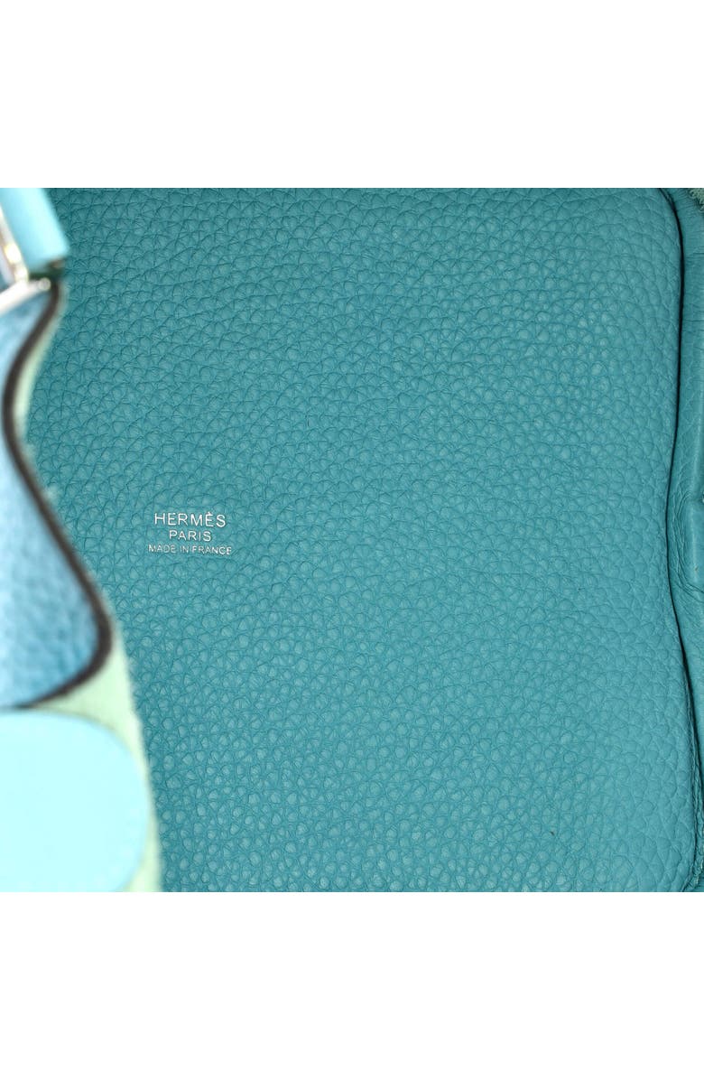 Pre-Owned Hermes Picotin Lock Bag Clemence MM, Alternate, color, Bleu Atoll