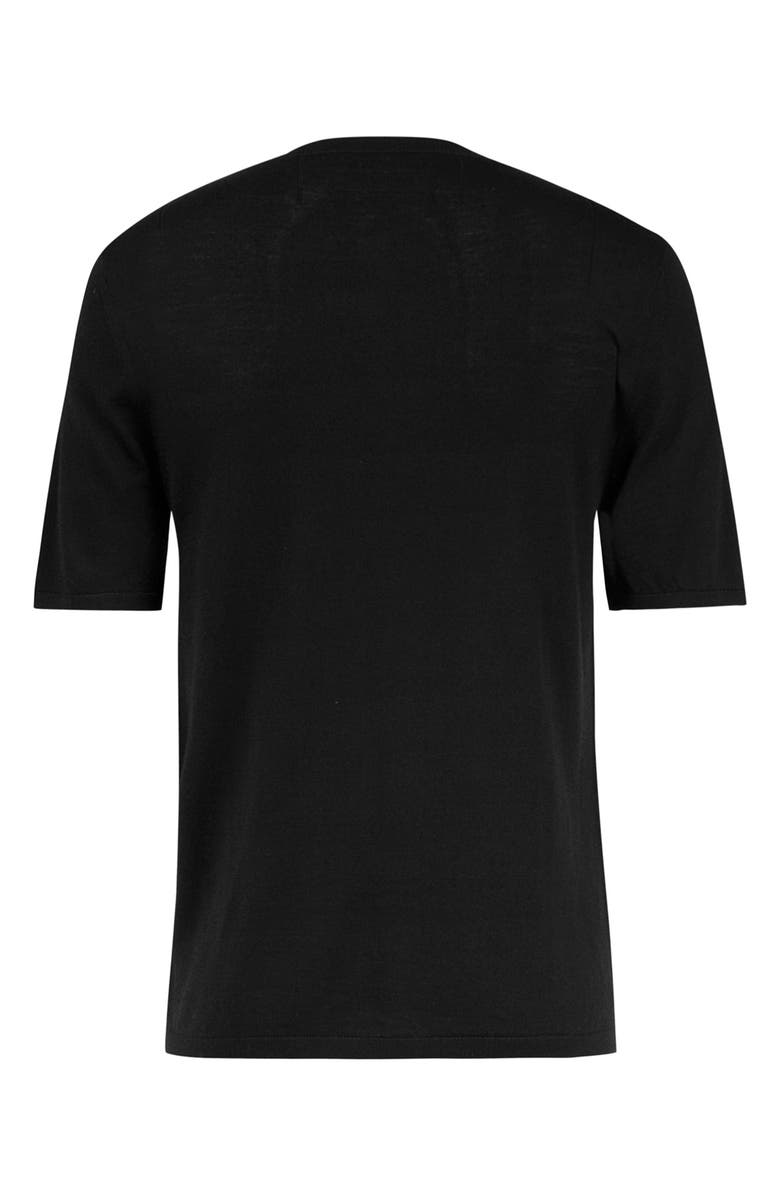 AllSaints Mode Short Sleeve Merino Wool Henley, Alternate, color, 