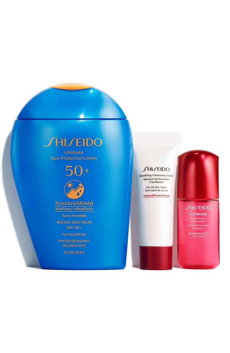 Shiseido Active Suncare Must Haves Set USD $79 Value, Main, color, 