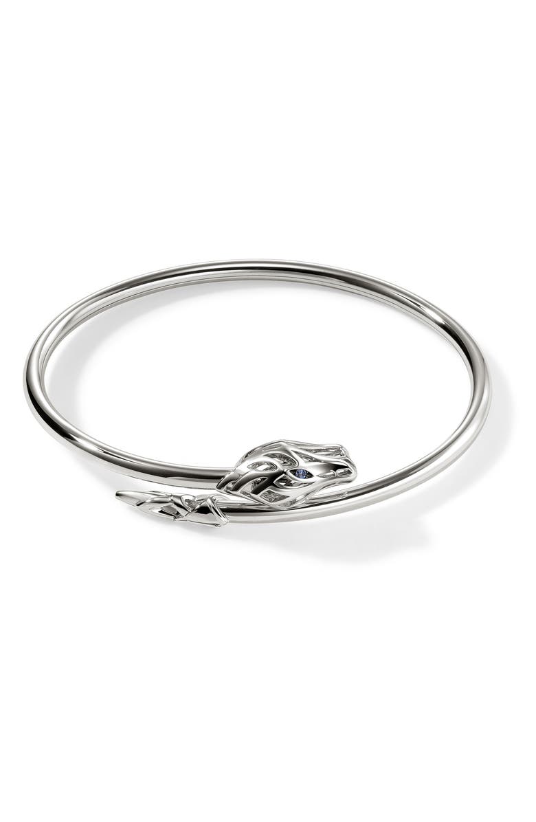 John Hardy Naga Bypass Cuff Bracelet, Main, color, Silver