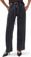rag & bone Featherweight Phoebe Drawstring Wide Leg Jeans