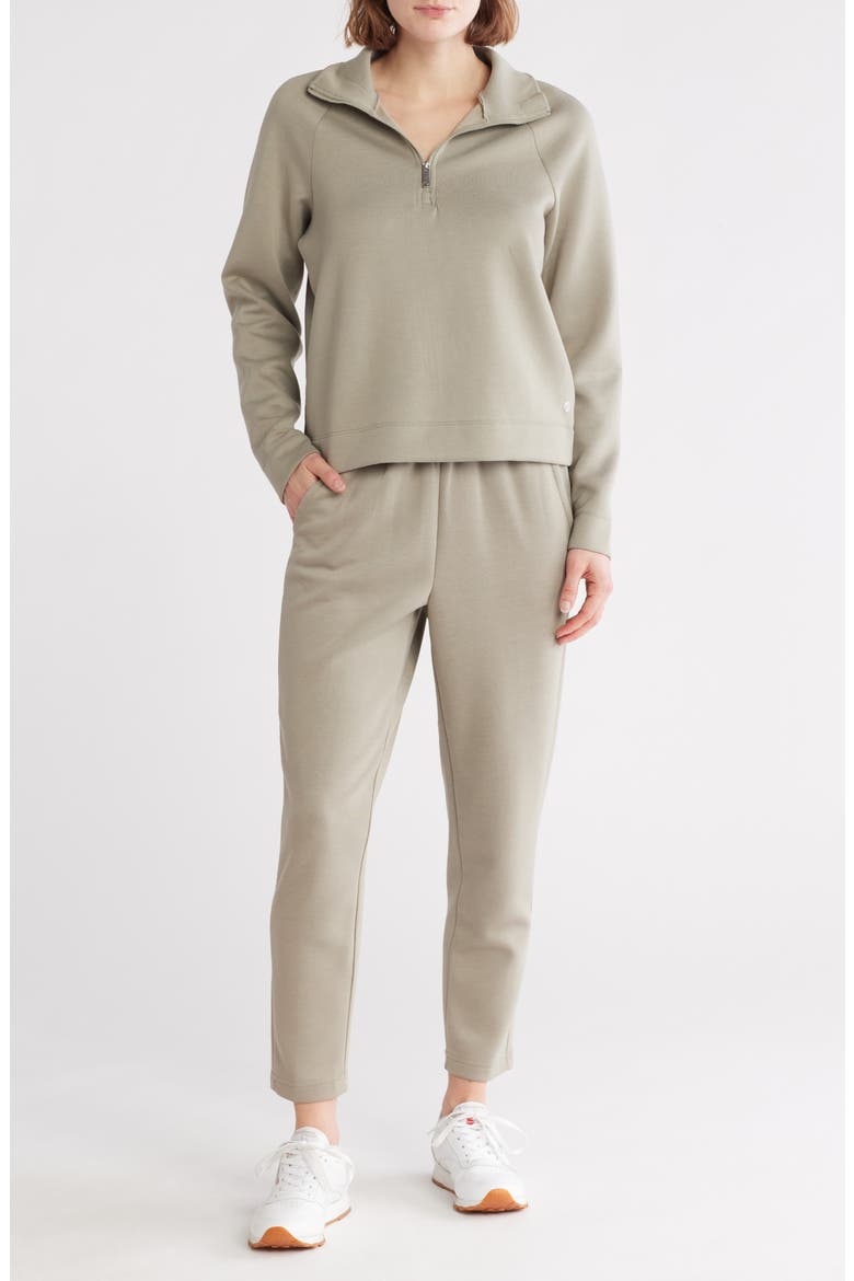 Visionary Quarter Zip Sweatshirt & Joggers Set, Main, color, DRIED SAGE