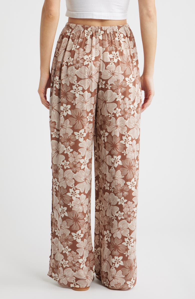 Rip Curl Aloha State Tie Waist Beach Pants, Alternate, color, Brown