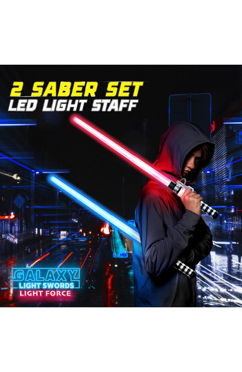 USA Toyz Light Force Galaxy Light Up Swords, Alternate, color,