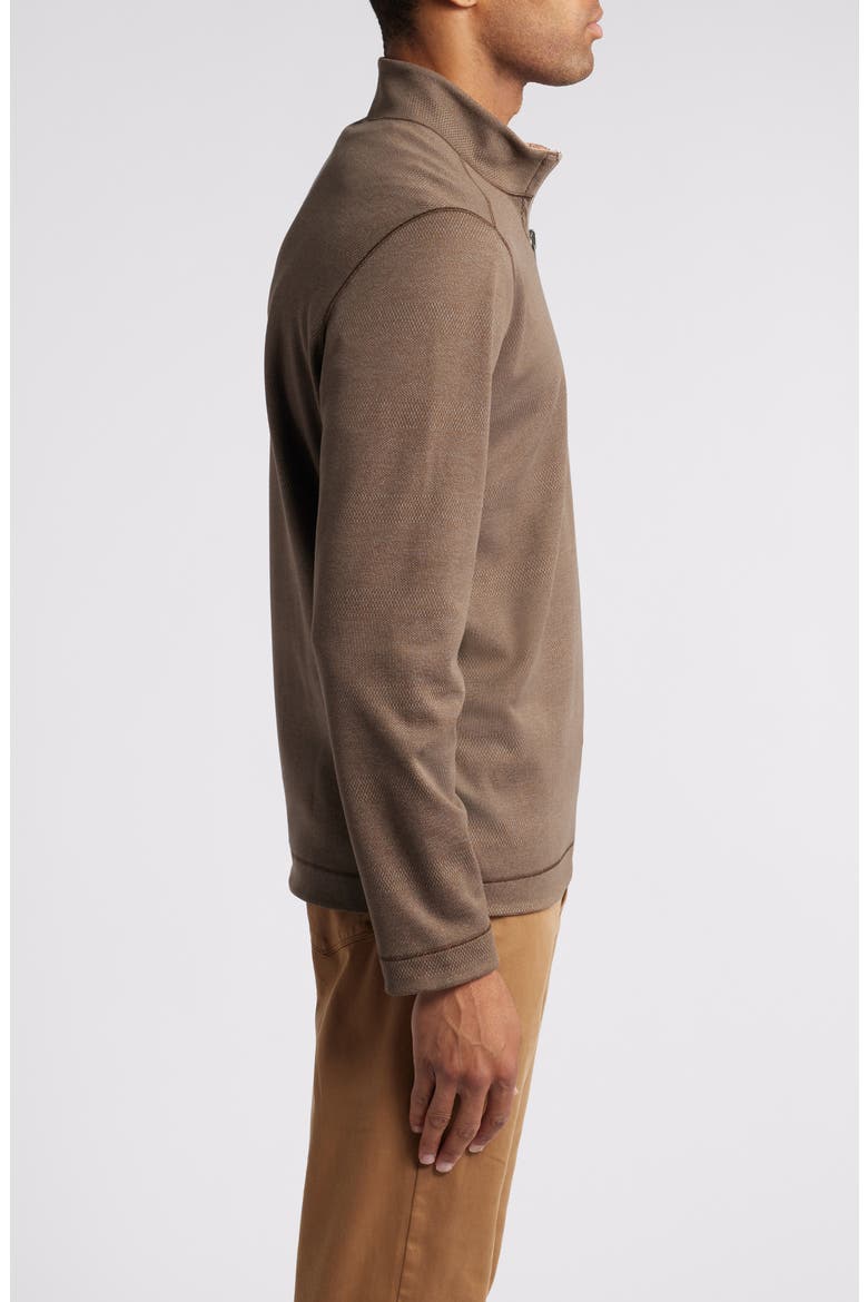 XC4® Reversible Performance Quarter Zip Pullover, Alternate, color, BROWN
