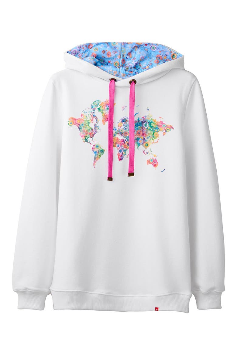 Graphic Hoodie, Alternate, color, GLOBETROTTER