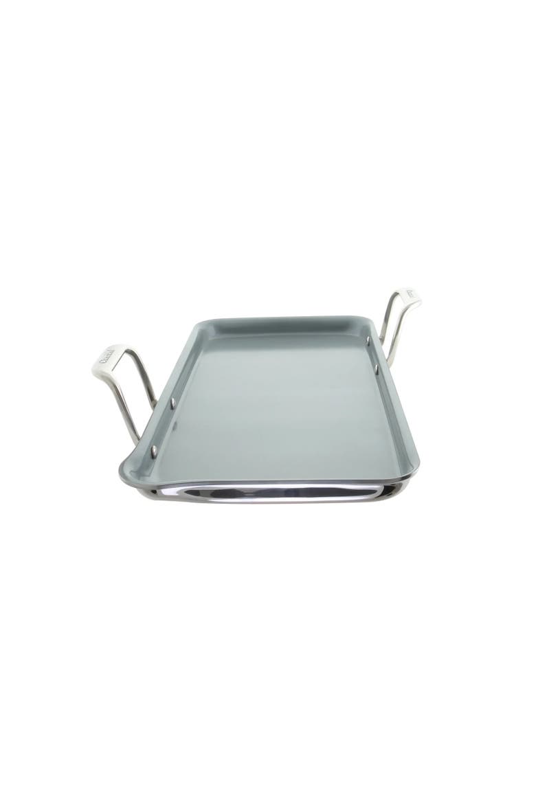 Induction 21 Tri-Ply Griddle w/ Ceramic Coating - 19.09" x 9.52", Alternate, color, Silver