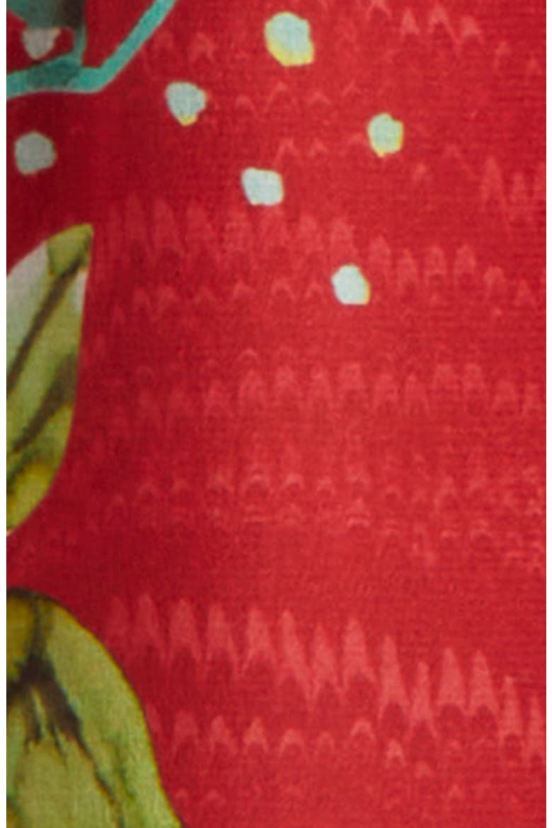 Remi Long Sleeve Silk Dress, Alternate, color, 1769-MEADOW DIANTHUS PLMT