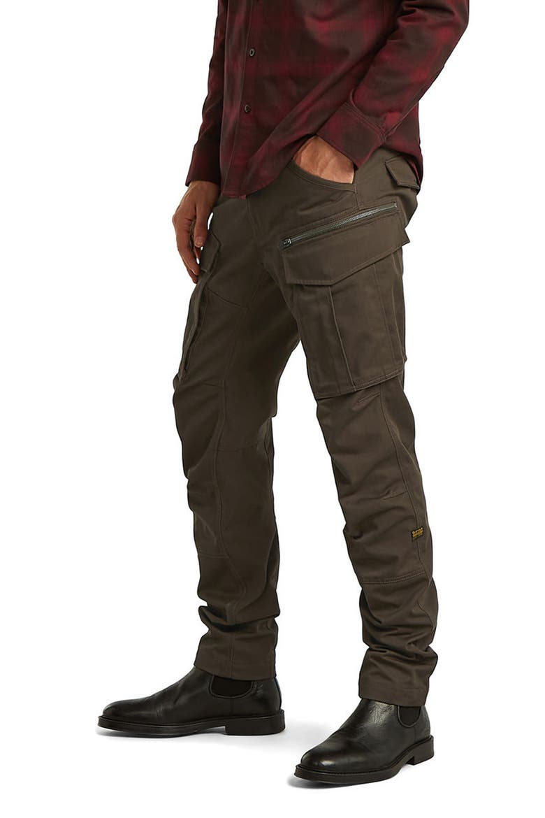 Rovic 3D Regular Fit Tapered Cargo Pants, Alternate, color, WREN