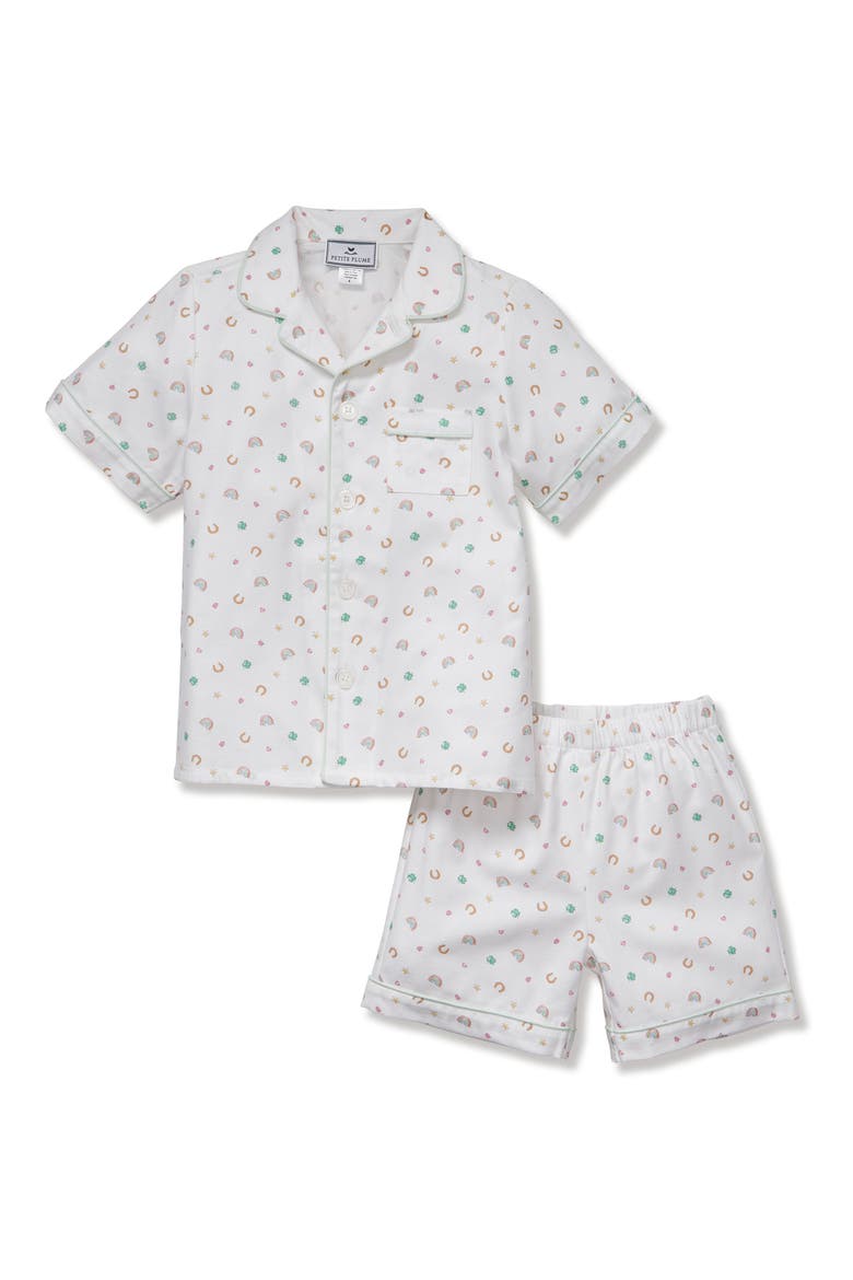 Good Luck Charms Classic Short Set, Main, color, WHITE
