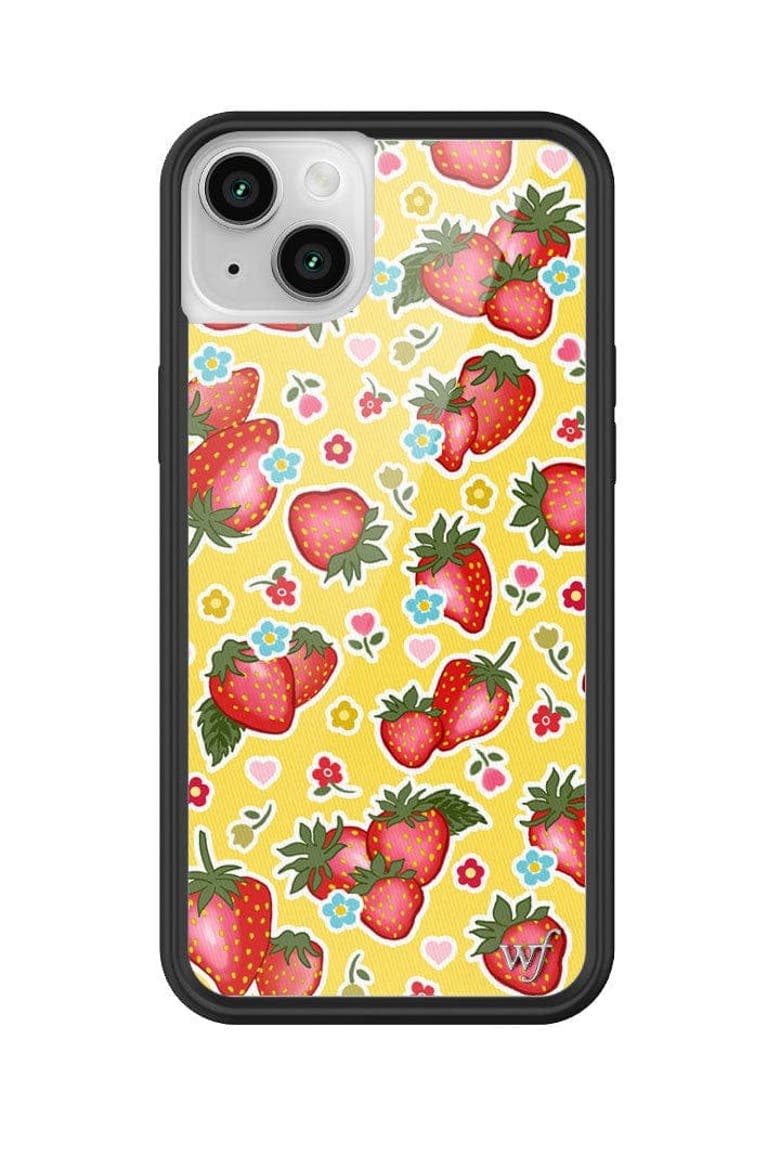 Sweet Berries iPhone Case, Main, color, Yellow