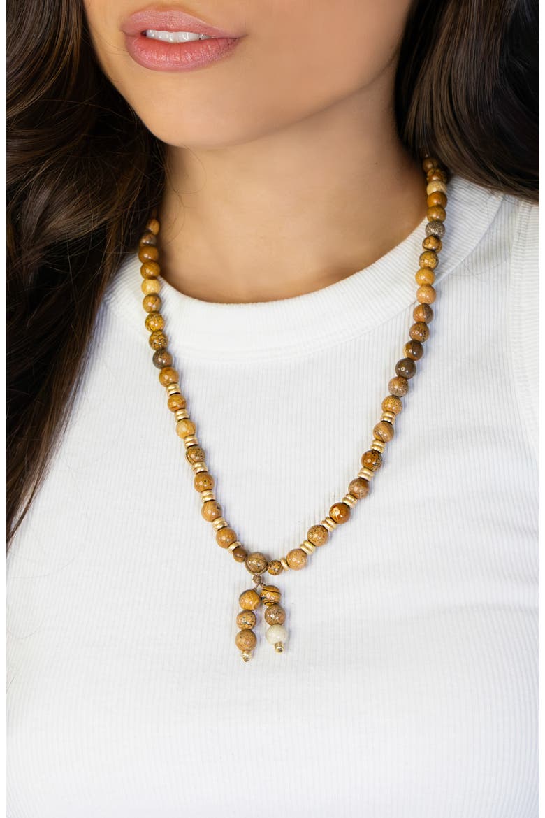 Mala Convertible Necklace, Alternate, color, PICTURE JASPER