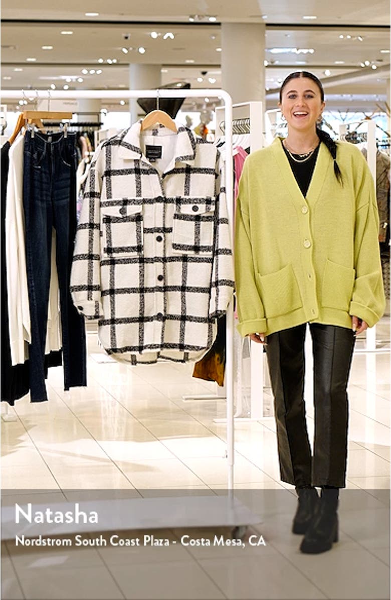 Longline Plaid Shacket, sales video thumbnail