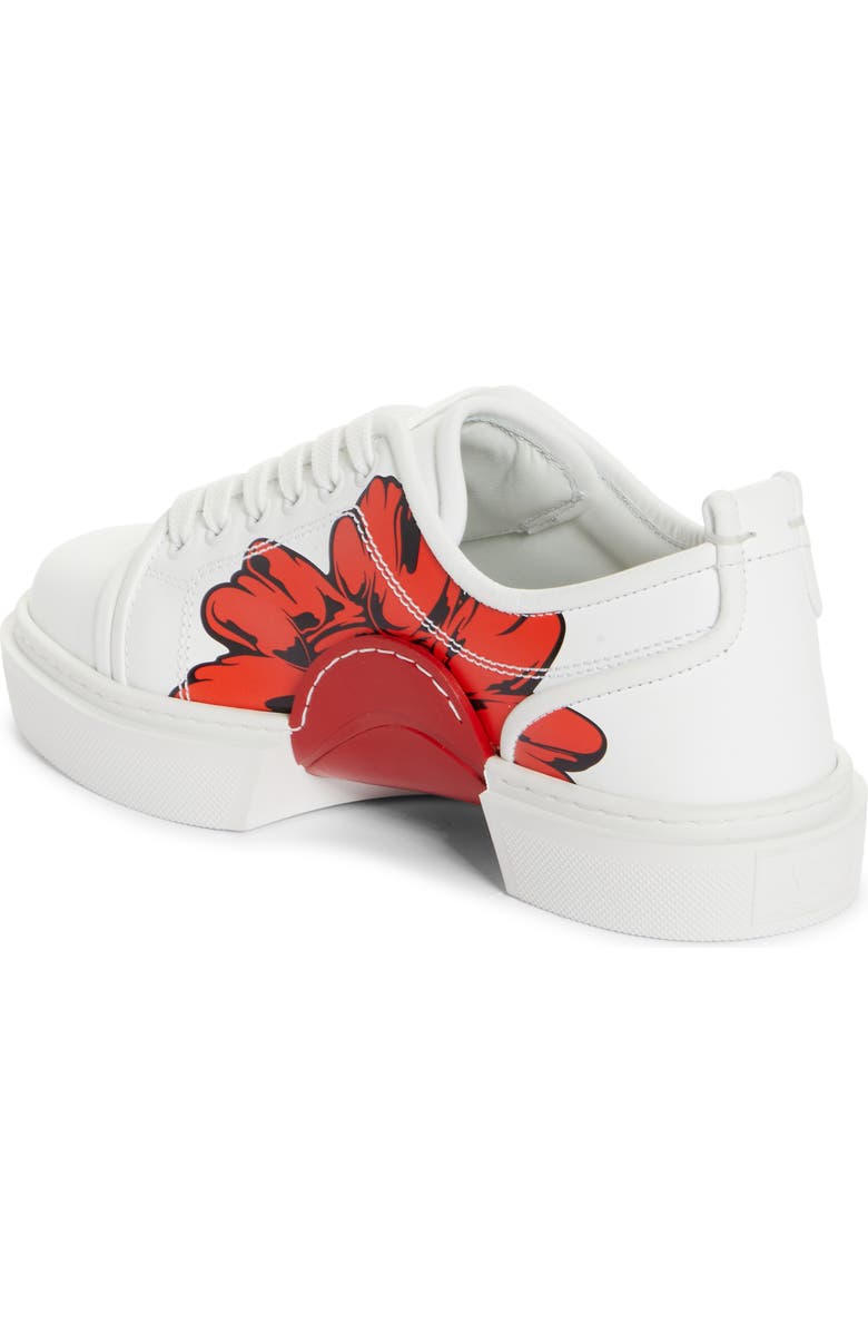 Christian Louboutin x Shun Sudo Adolon Donna Button Flower Low Top Sneaker, Alternate, color,