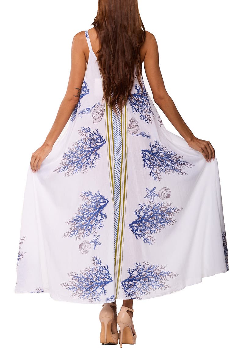Cover-Up Dress, Alternate, color, WHITE MULTI
