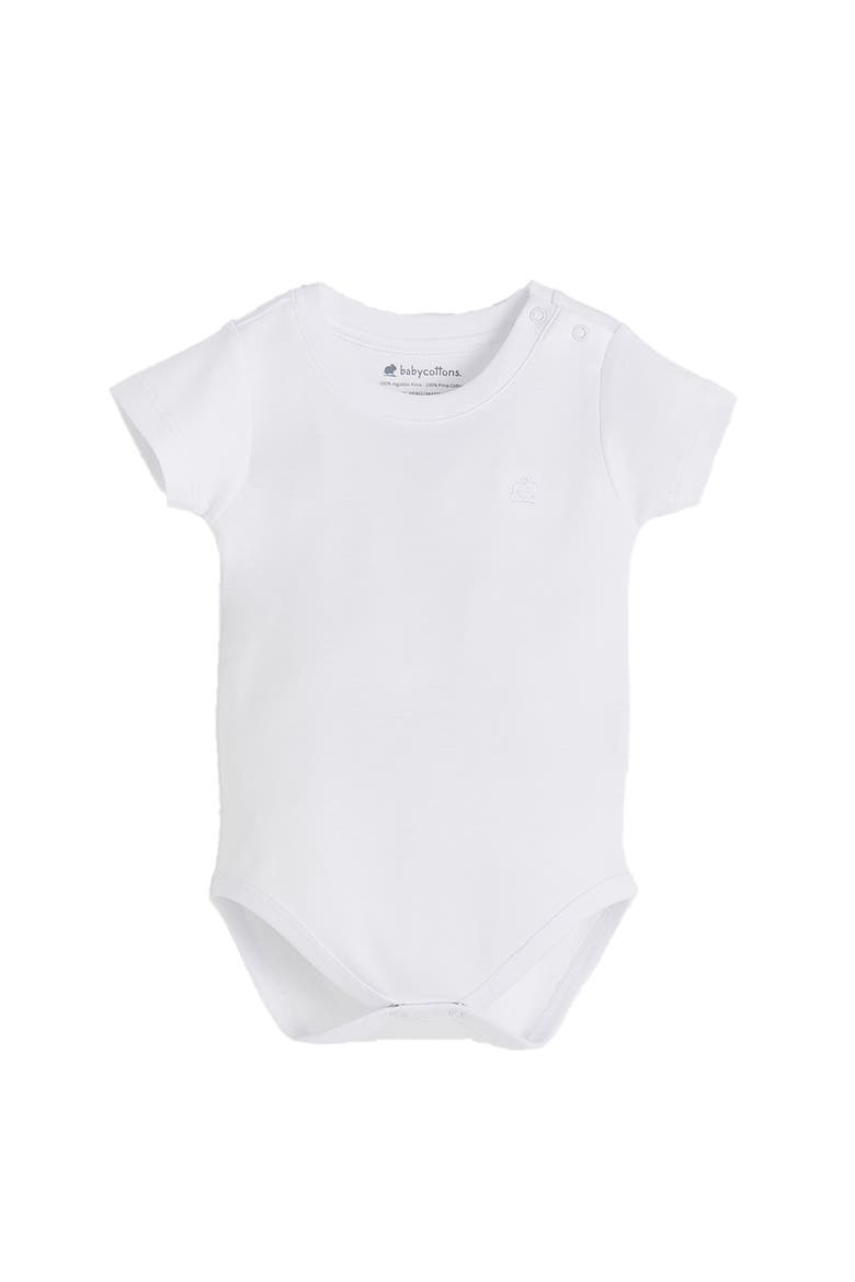 Pima Colors Bodysuit for Infant, Main, color, White
