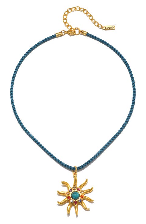 Sol Cord Pendant Necklace