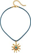 Sequin Sol Cord Pendant Necklace