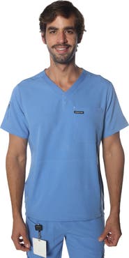 Members Only Manchester 3-Pocket Scrub Top